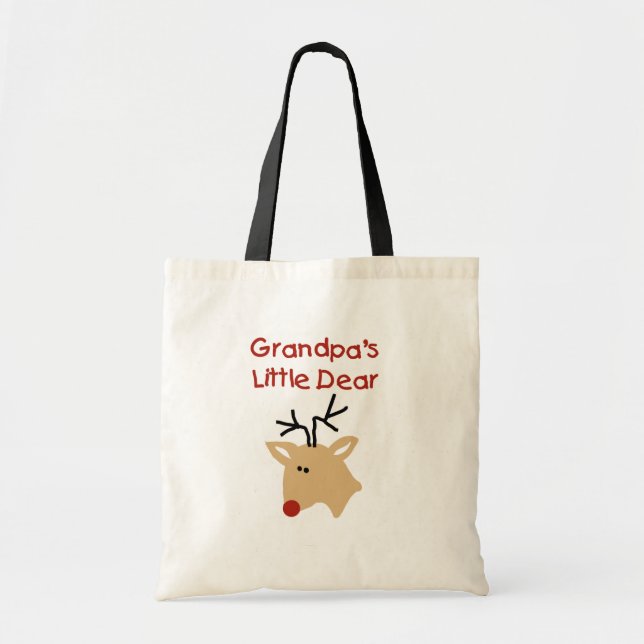 Grandpa's  Dear T-shirts and Gifts Tote Bag (Front)
