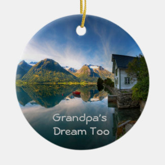 Grandpa's Dream too Ceramic Tree Decoration