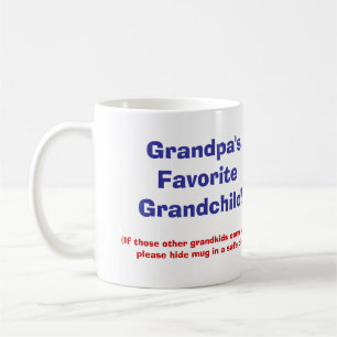 Grandpa's Favourite Grandchild! Coffee Mug