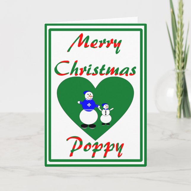 Grandpa's First Christmas Holiday Card (Front)