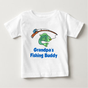 Grandpa's Fishing Buddy Baby T-Shirt