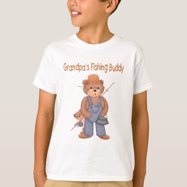 Grandpa's fishing buddy T-Shirt (Front)