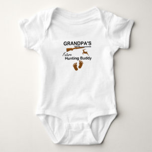 Grandpa's Future Hunting Buddy  Future Hunting  Baby Bodysuit