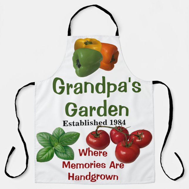 Grandpa's Garden Apron (Front)