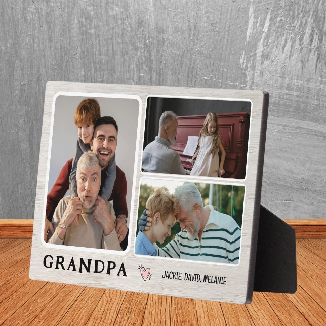 Grandpa's Grandkids: A Photo Collage Plaque (Grandpa's Grandkids: A Photo Collage Plaque)