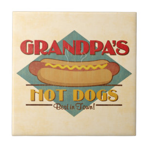 Grandpa's Hot Dogs Tile