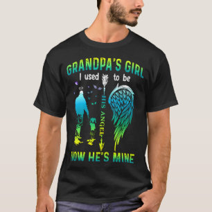 Grandpa'S I Used To Be His Angel Now He'S Mine T-Shirt
