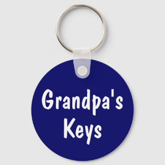 Grandpa's Keys Key Ring