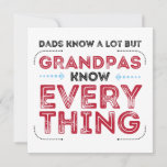 Grandpas Know Everything Card<br><div class="desc">Special Card for Grandpa,  Grandpa Birthday Card,  Grandpas Know Everything Card,  Card for Grandfather</div>