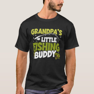 Grandpa's Little Fishing Buddy Grandpa and Grandso T-Shirt