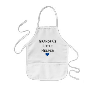 Grandpa's Little Helper Grandkids Kids Apron