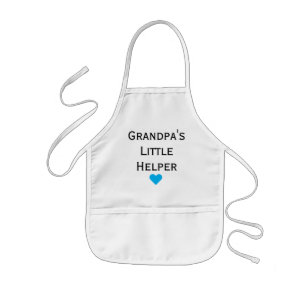 Grandpa's Little Helper Grandkids Kids' Apron