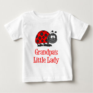 Grandpa's Little Lady Baby T-Shirt