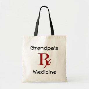 Grandpa's Medicine Tote Bag
