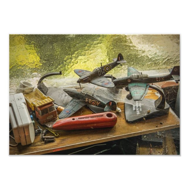 Grandpa's Memories Past Photo Print (Front)