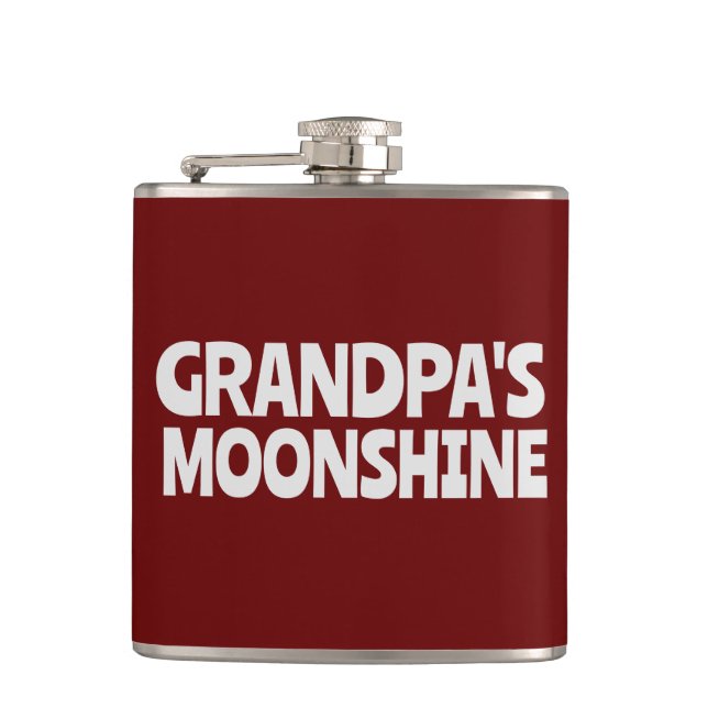 GRANDPA'S MOONSHINE FLASK (Front)