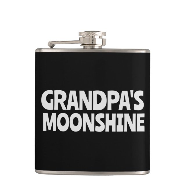 GRANDPA'S MOONSHINE FLASK (Front)