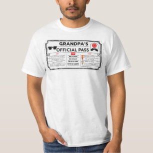 Grandpa's Official Pass T-Shirt