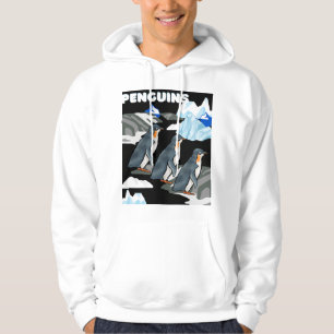 Grandpa's Penguin Paradise Arctic Adventure Men's Hoodie