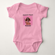 Grandpa's Pirate Princess Baby Tutu Bodysuit