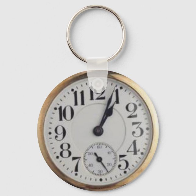 Grandpa's Pocket Watch Keychain (Front)
