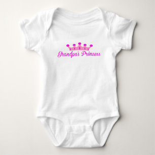 Grandpa's Princess Baby Bodysuit