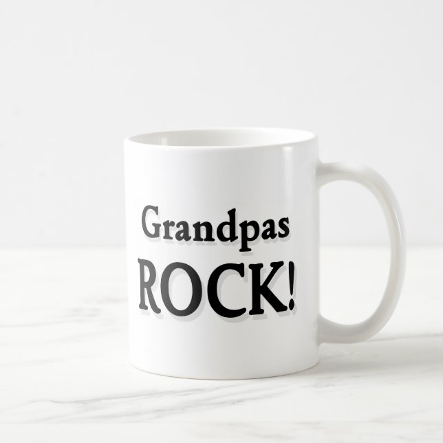 Grandpas ROCK! Coffee Mug (Right)