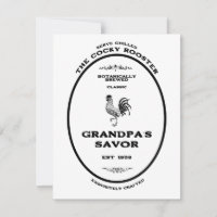 Grandpa's Savour Cocky Rooster Vintage Apothecary 