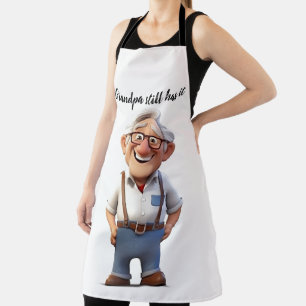🎉 Grandpa's Signature Apron! 🎉 Apron