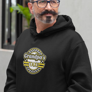 Grandpa's Taxi Sign Hoodie