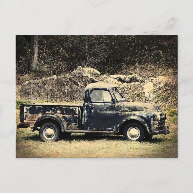 Grandpa's Truck Postcard (Front)