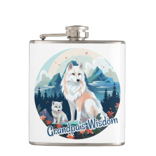 Grandpa's Wisdom Hip Flask