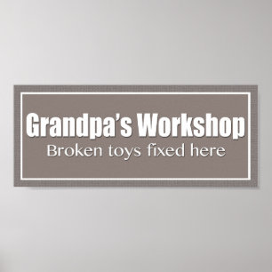 Grandpa's Workshop Poster