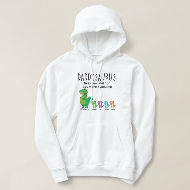 Grandpasaurus And Kids Personalised Shirt (Design Front)