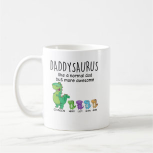Grandpasaurus And Kids Personalised Shirt Coffee Mug