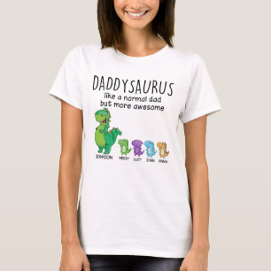 Grandpasaurus And Kids Personalized Shirt
