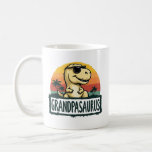 Grandpasaurus Dinosaur Grandpa Saurus Father's Day Coffee Mug<br><div class="desc">Get this funny saying outfit for your special proud grandpa from granddaughter, grandson, grandchildren, on father's day or christmas, grandparents day, or any other Occasion. show how much grandad is loved and appreciated. A retro and vintage design to show your granddad that he's the coolest and world's best grandfather in...</div>