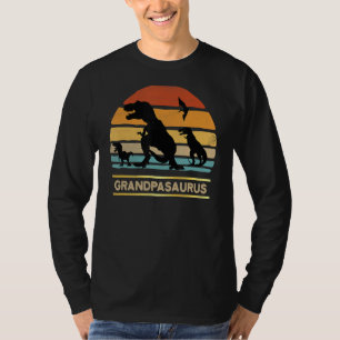 Grandpasaurus Grandpa Dinosaur Saurus Christmas Ha T-Shirt