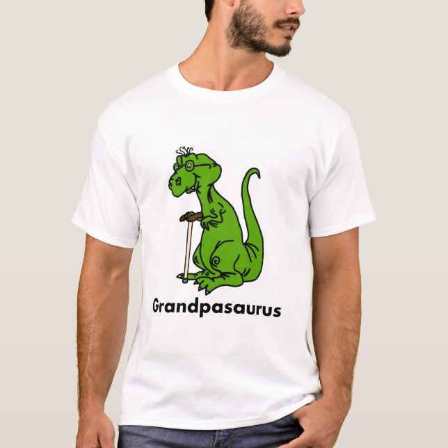 Grandpasaurus Men's T-Shirt (Front)