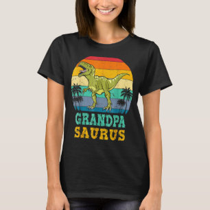 Grandpasaurus Rex Dinosaur Grandpa Saurus Family M T-Shirt
