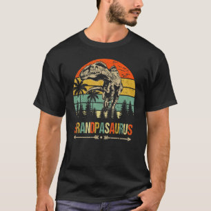 Grandpasaurus Rex Dinosaur Grandpa Saurus Family M T-Shirt