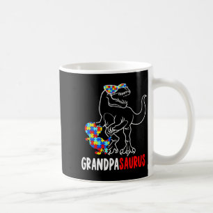 Grandpasaurus T Rex Dinosaur Autism Awareness Gran Coffee Mug