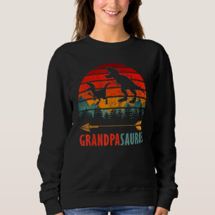 Grandpasaurus T Rex Dinosaur grandpa Saurus Family Sweatshirt