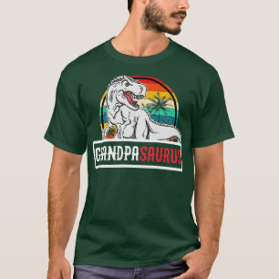 Grandpasaurus T Rex Dinosaur Grandpa Saurus Family T-Shirt