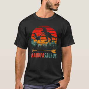 Grandpasaurus T Rex Dinosaur grandpa Saurus Family T-Shirt