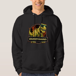 Grandpasaurus T rex Grandpa Saurus Dinosaur Grandd Hoodie