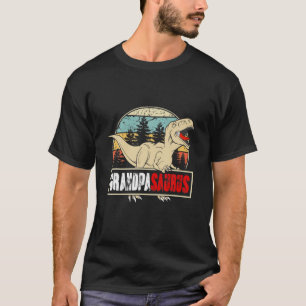 Grandpasaurus Tee T Rex Saurus Dinosaur Men Dad Da