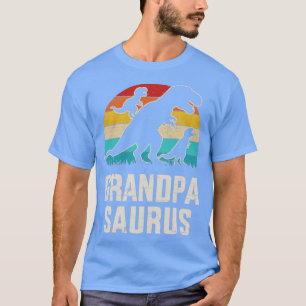Grandpasaurus vintage dinosaur for grandpa fathers T-Shirt