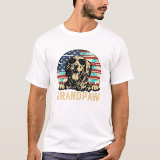 Grandpaw American Flag T-Shirt