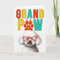 GrandPAW Bichon Frise GrandDOG Grandparents Day